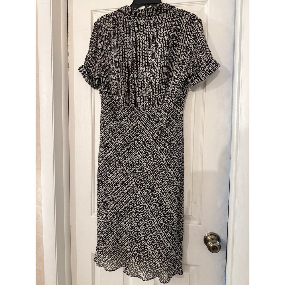 Vintage EVAN-PICONE 100% Rayon Floral Button Front Midi Tea Dress 12 - Picture 3 of 3